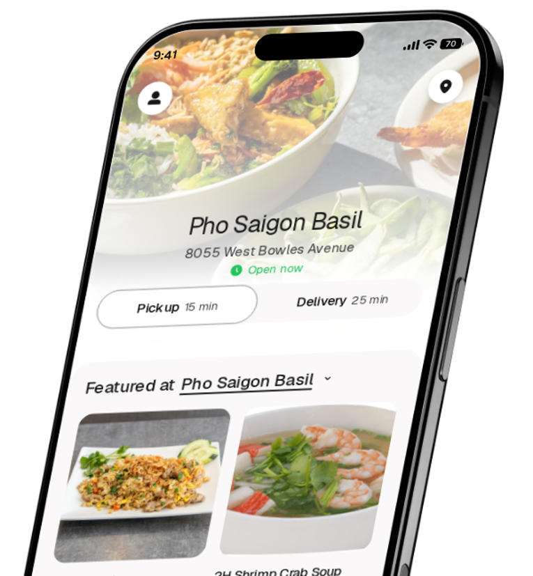 Pho Saigon Basil app preview