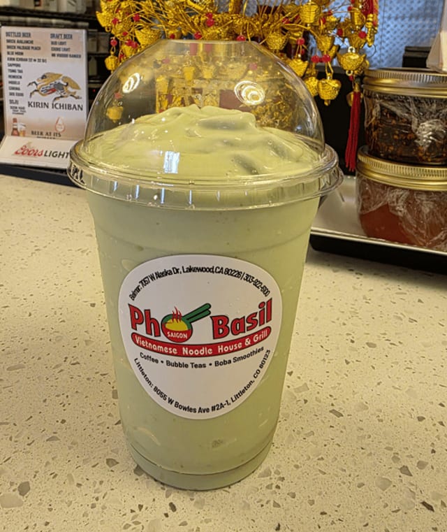 Fresh Avocado Smoothie.